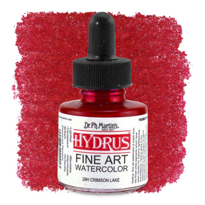 Hydrus Fine Art Watercolor, Crimson Lake, 1 oz.