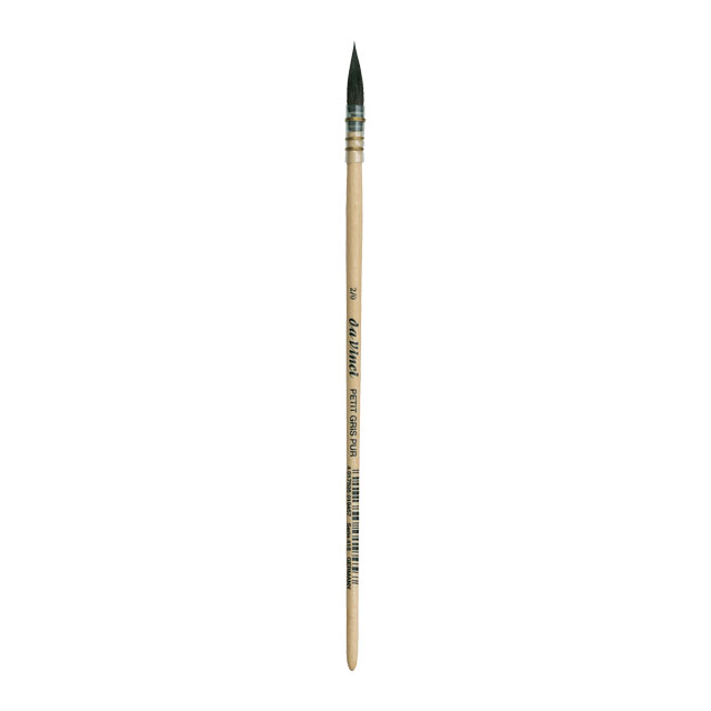 Petit Gris Squirrel Quill Brush, Size 00