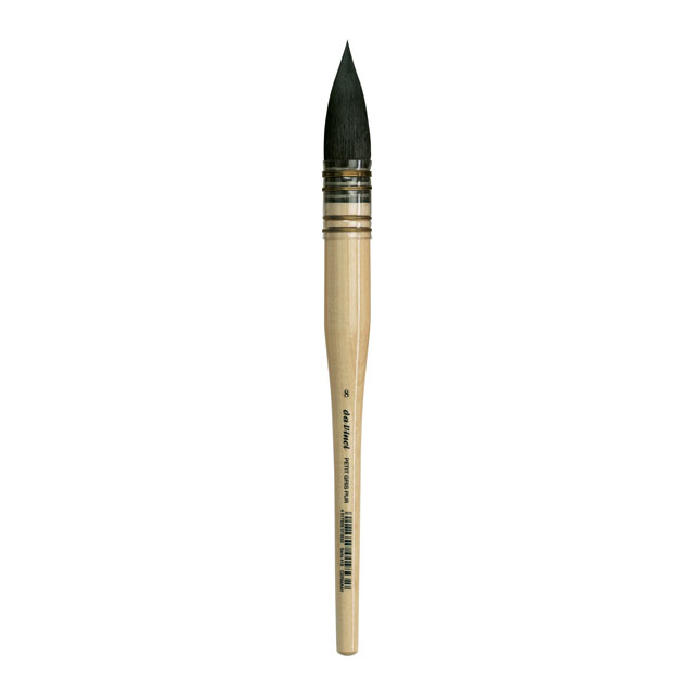 Petit Gris Squirrel Quill Brush, Size 8