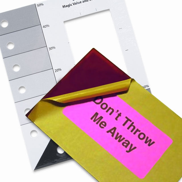 Note - Be careful not to throw away the red neutralizing piece. It is covered with brown protective paper to keep it from being scratched in shipping. We have added a sticker stating “Don’t throw me away!” to remind you.