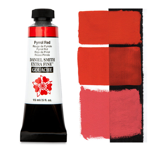 Daniel Smith Extra Fine Gouache - Pyrrol Red, 15 ml