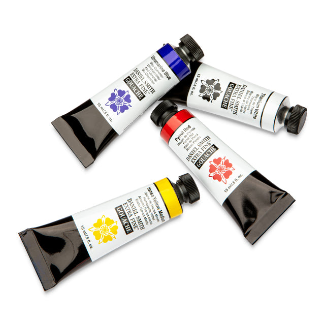 Extra Fine Gouache - Primary Mixing Colors, Set of 4