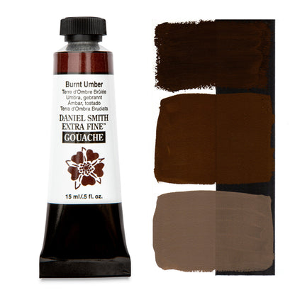 Daniel Smith Extra Fine Gouache - Burnt Umber, 15 ml