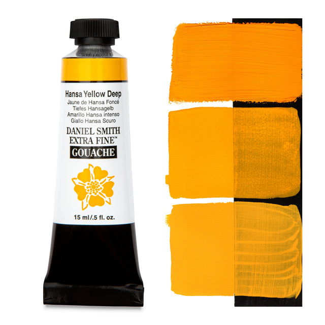 Daniel Smith Extra Fine Gouache - Hansa Yellow Deep, 15 ml