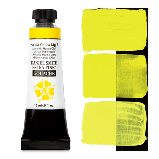 Daniel Smith Extra Fine Gouache - Hansa Yellow Light, 15 ml