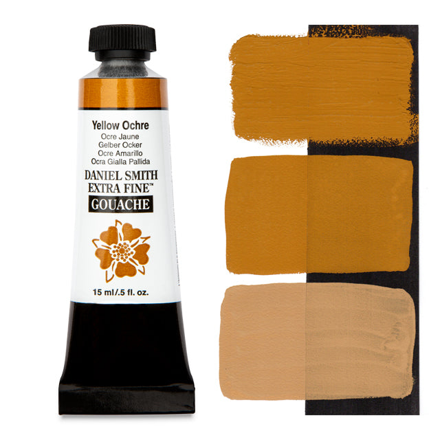 Daniel Smith Extra Fine Gouache - Yellow Ochre, 15 ml