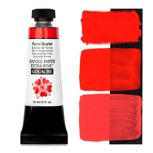 Daniel Smith Extra Fine Gouache - Pyrrol Scarlet, 15 ml