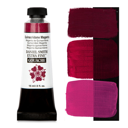 Daniel Smith Extra Fine Gouache - Quinacridone Magenta, 15 ml