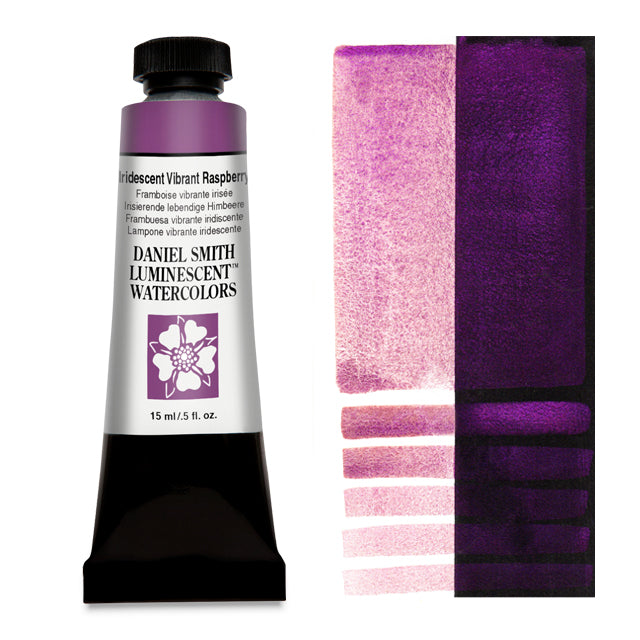 Daniel Smith Extra Fine Watercolor - Iridescent Vibrant Raspberry, 15 ml