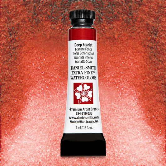 Daniel Smith Extra Fine Watercolor - Deep Scarlet, 5 ml