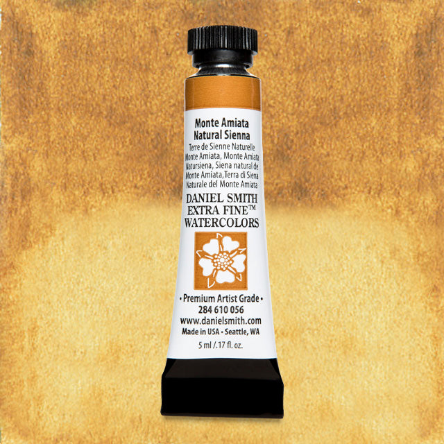 Daniel Smith Extra Fine Watercolor - Monte Amiata Natural Sienna, 5 ml