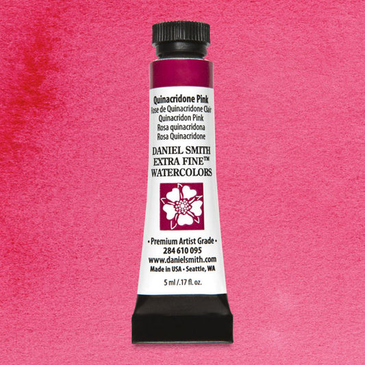 Daniel Smith Extra Fine Watercolor - Quinacridone Pink, 5 ml