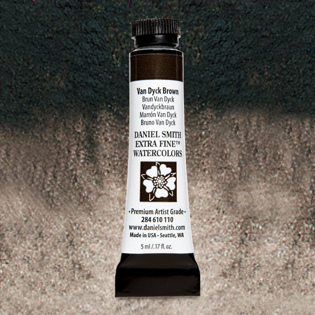 Daniel Smith Extra Fine Watercolor - Van Dyck Brown, 5 ml