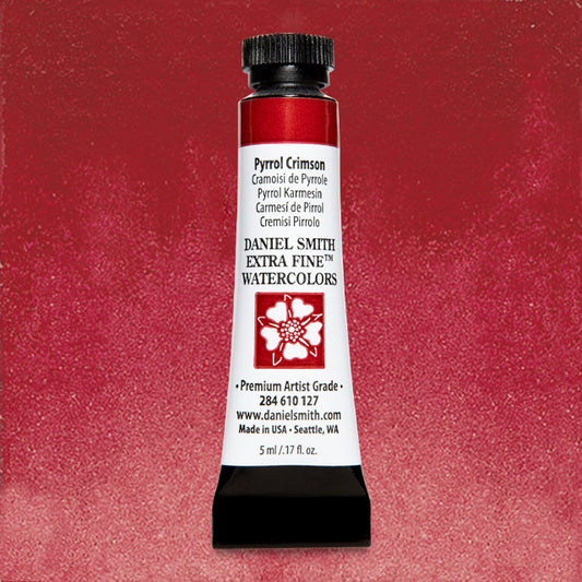 Daniel Smith Extra Fine Watercolor - Pyrrol Crimson, 5 ml