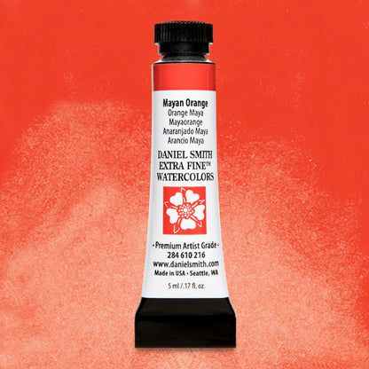 Daniel Smith Extra Fine Watercolor - Mayan Orange, 5 ml