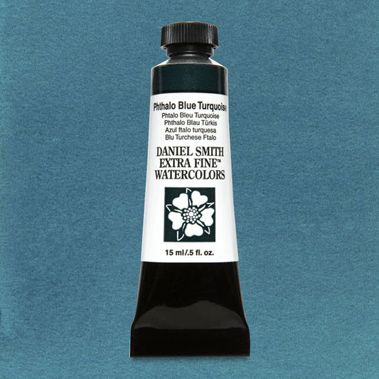 Daniel Smith Extra Fine Watercolor - Phthalo Blue Turquoise, 15 ml