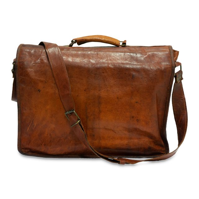 Leather Messenger Bag