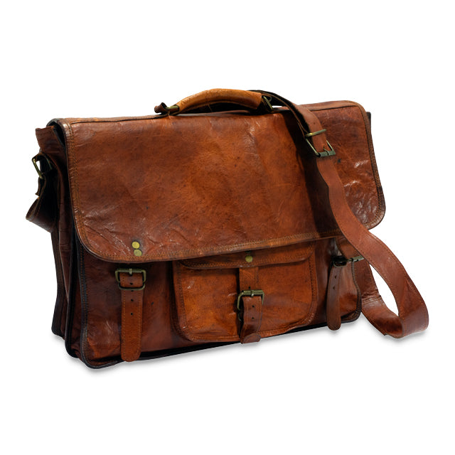 Leather Messenger Bag