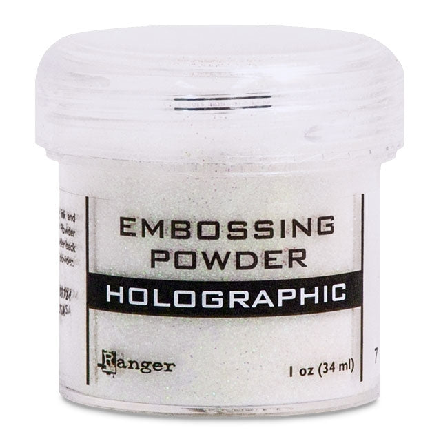 Embossing Powder, Holographic, .60 oz. by weight in a 1 oz. size jar