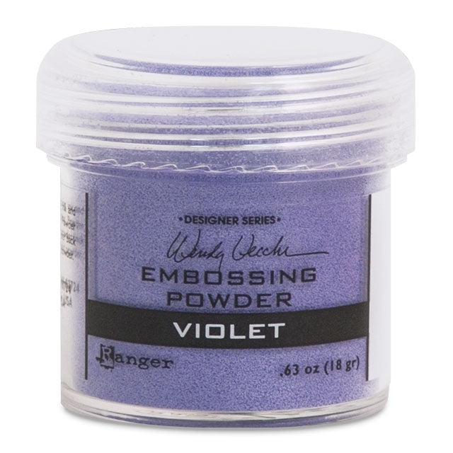 Embossing Powder, Violet, .63 oz. by weight in a 1 oz. size jar