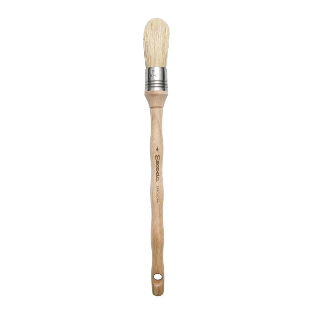 Bristle Brush, Round, Size 4