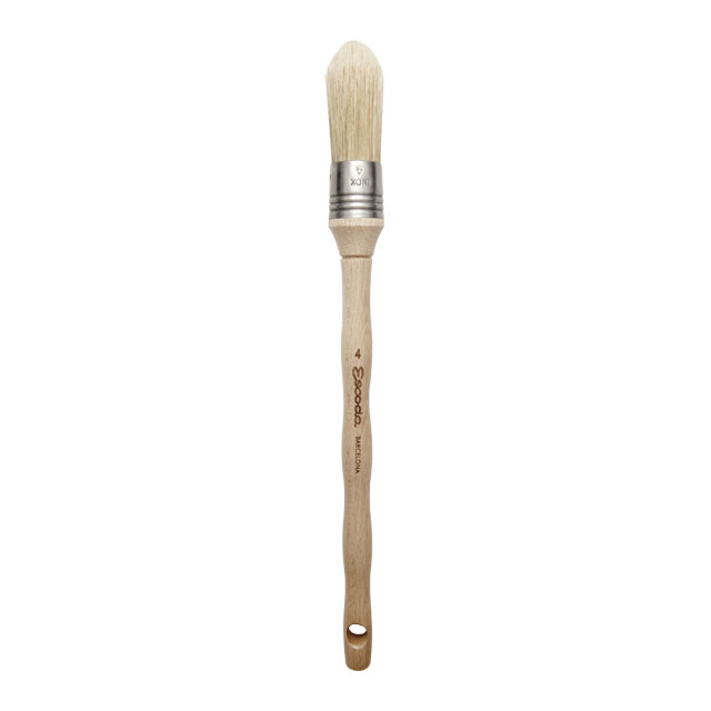 Bristle Brush, Oval, Size 4