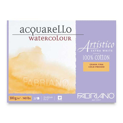 Fabriano Artistico Extra White Watercolor Block