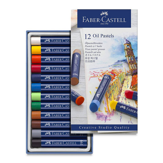 Oil Pastels, Set of 12