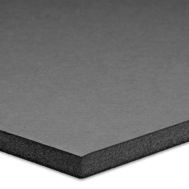 Foam Board - Black with Black Core, 1/2" Thick