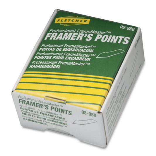 Fletcher Framemaster Rigid Framer's Points - 3000 Pack