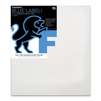 Fredrix Blue Label Pre-Stretched Canvas, 14" x 18"