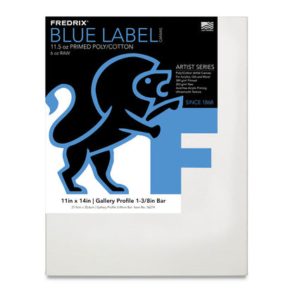 Blue Label Ultra-Smooth Canvas - 1-3/8" Gallery Profile, 11" x 14"