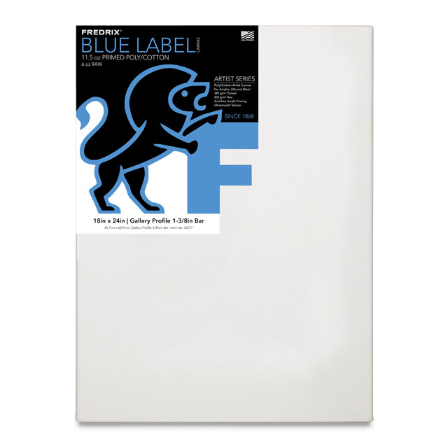 Blue Label Ultra-Smooth Canvas - 1-3/8" Gallery Profile, 18" x 24"