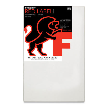 Red Label Cotton Canvas - 1-3/8" Gallery Profile, 14" x 18"
