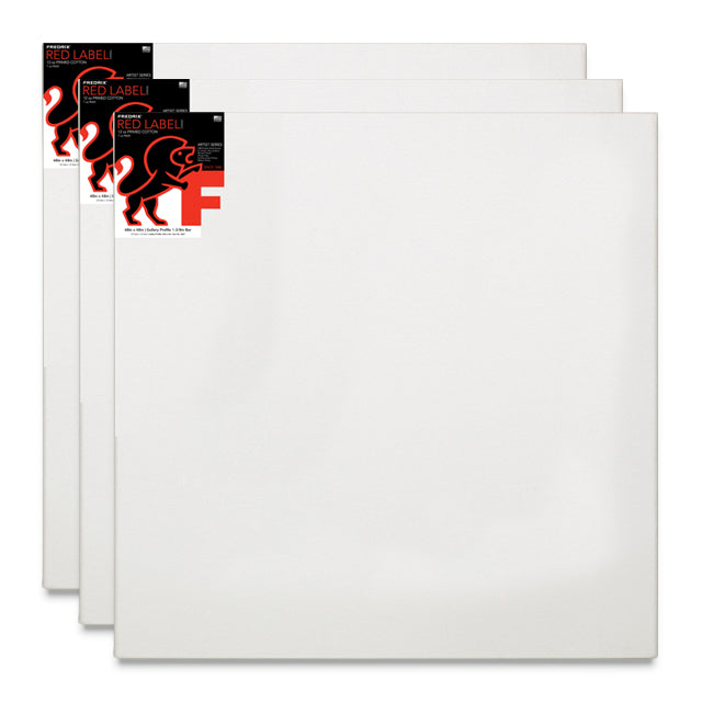 Red Label Cotton Canvas - 1-3/8" Gallery Profile, 48" x 48"