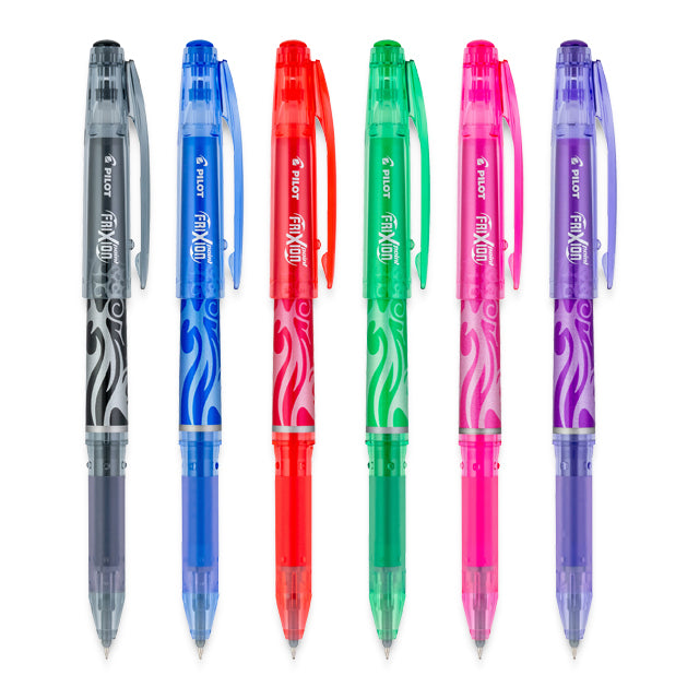 FriXion Point Synergy Erasable Pen Set, Assorted Colors, 0.5mm., Set of 6