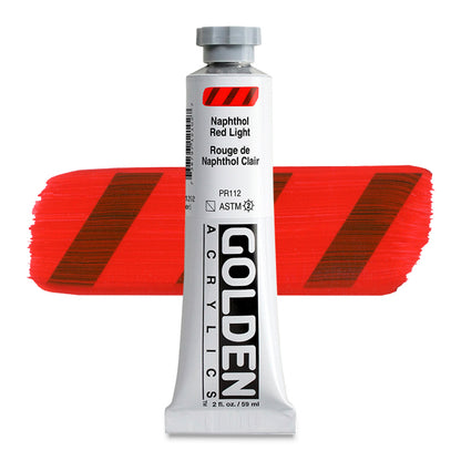 Heavy Body Acrylic, Naphthol Red Light, 2 oz.