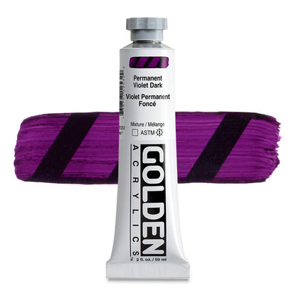 Heavy Body Acrylic, Permanent Violet Dark, 2 oz.