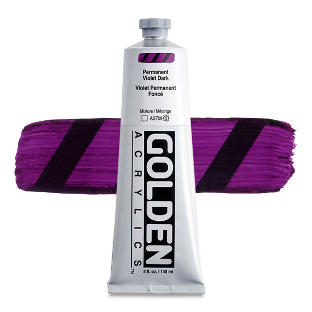 Heavy Body Acrylic, Permanent Violet Dark, 5 oz.