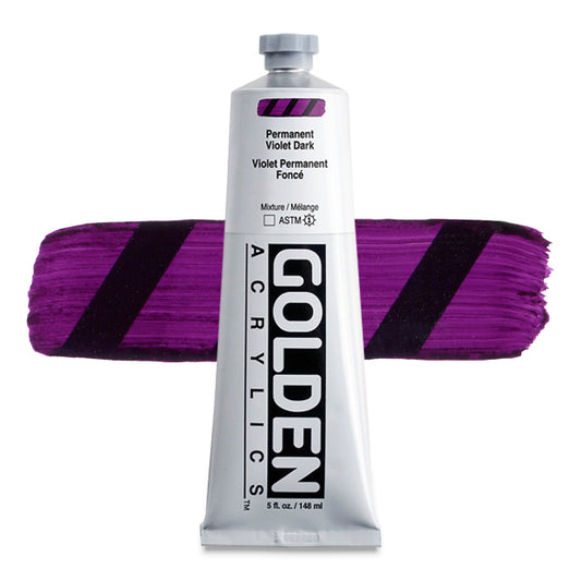 Heavy Body Acrylic, Permanent Violet Dark, 5 oz.