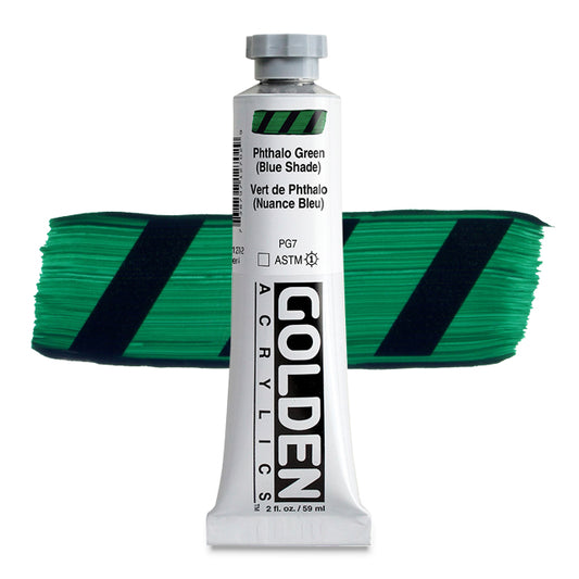 Heavy Body Acrylic, Phthalo Green (Blue Shade), 2 oz.