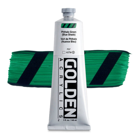 Heavy Body Acrylic, Phthalo Green (Blue Shade), 5 oz.