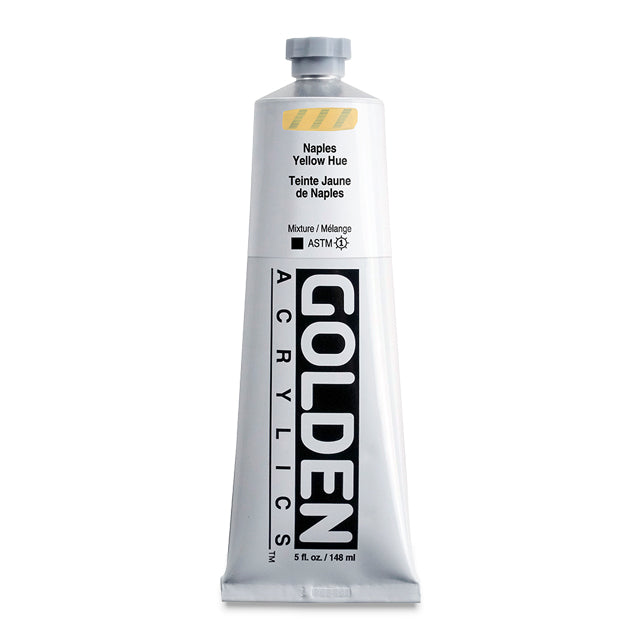 Golden Heavy Body Acrylic - Naples Yellow Historic Hue, 5 oz.