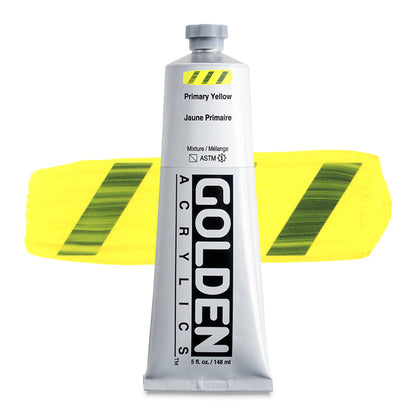 Golden Heavy Body Artist Acrylic, Primary Yellow, 5 oz.