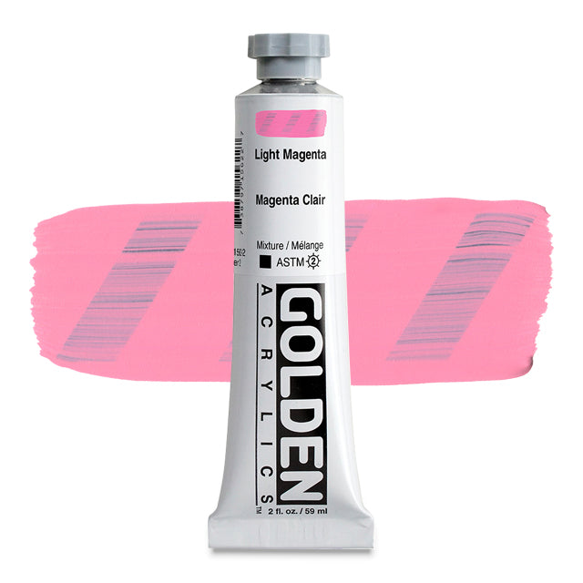 Heavy Body Acrylic, Light Magenta, 2 oz.