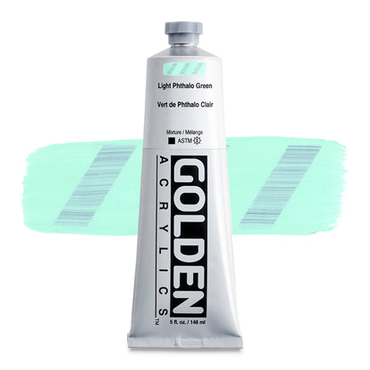 Heavy Body Acrylic, Light Phthalo Green, 5 oz.