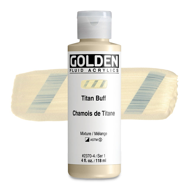 Golden Fluid Acrylic, Titan Buff, 4 oz.