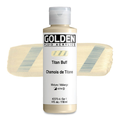 Golden Fluid Acrylic, Titan Buff, 4 oz.