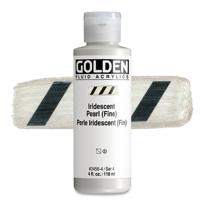 Golden Fluid Acrylic, Iridescent Pearl (Fine), 4 oz.