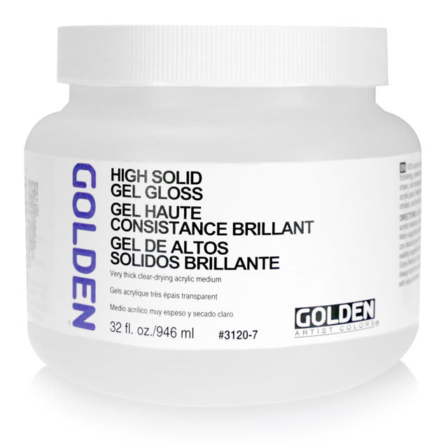 High Solid Gel Medium, Gloss, 32 oz.